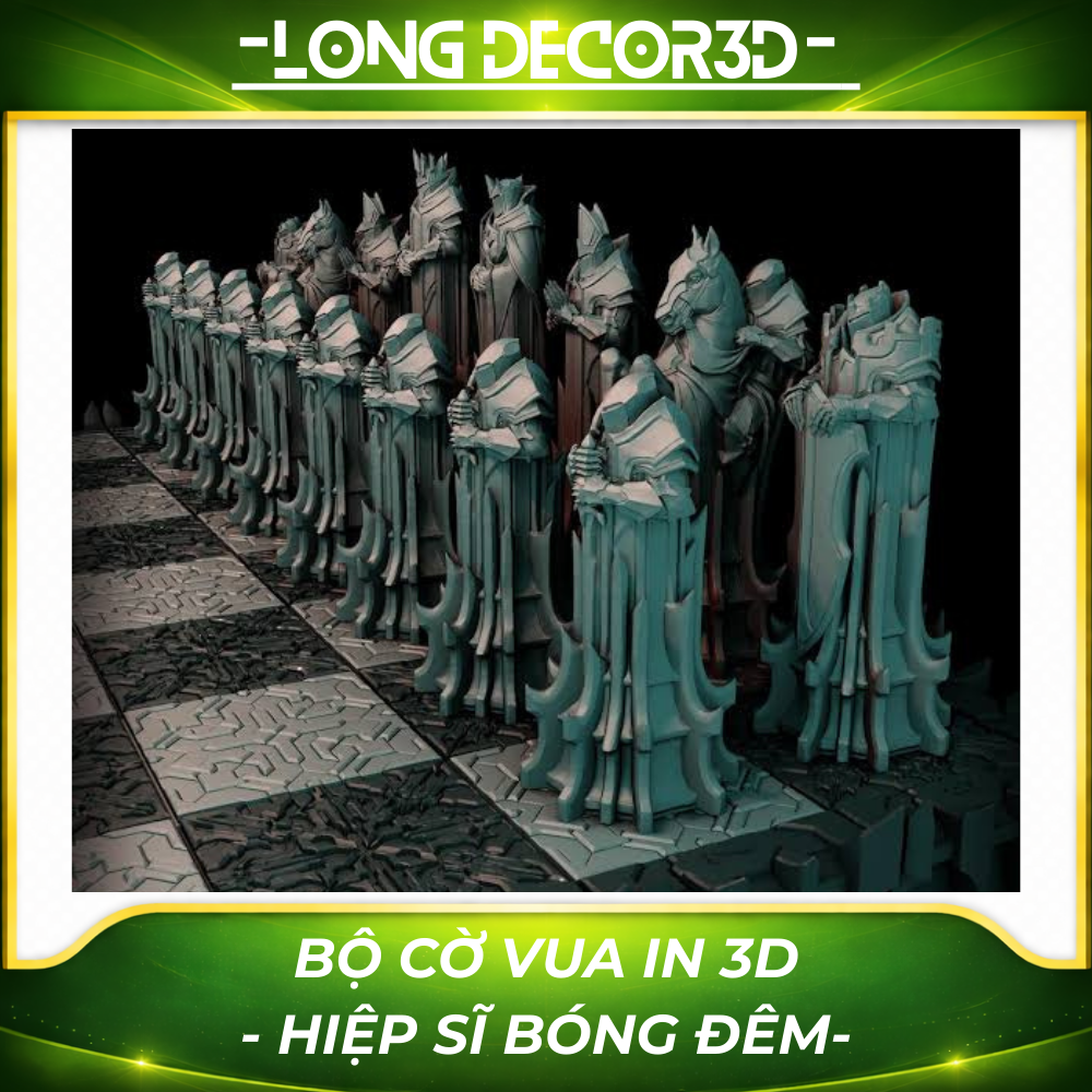 Bộ cờ vua trang trí bàn làm việc độc đáo