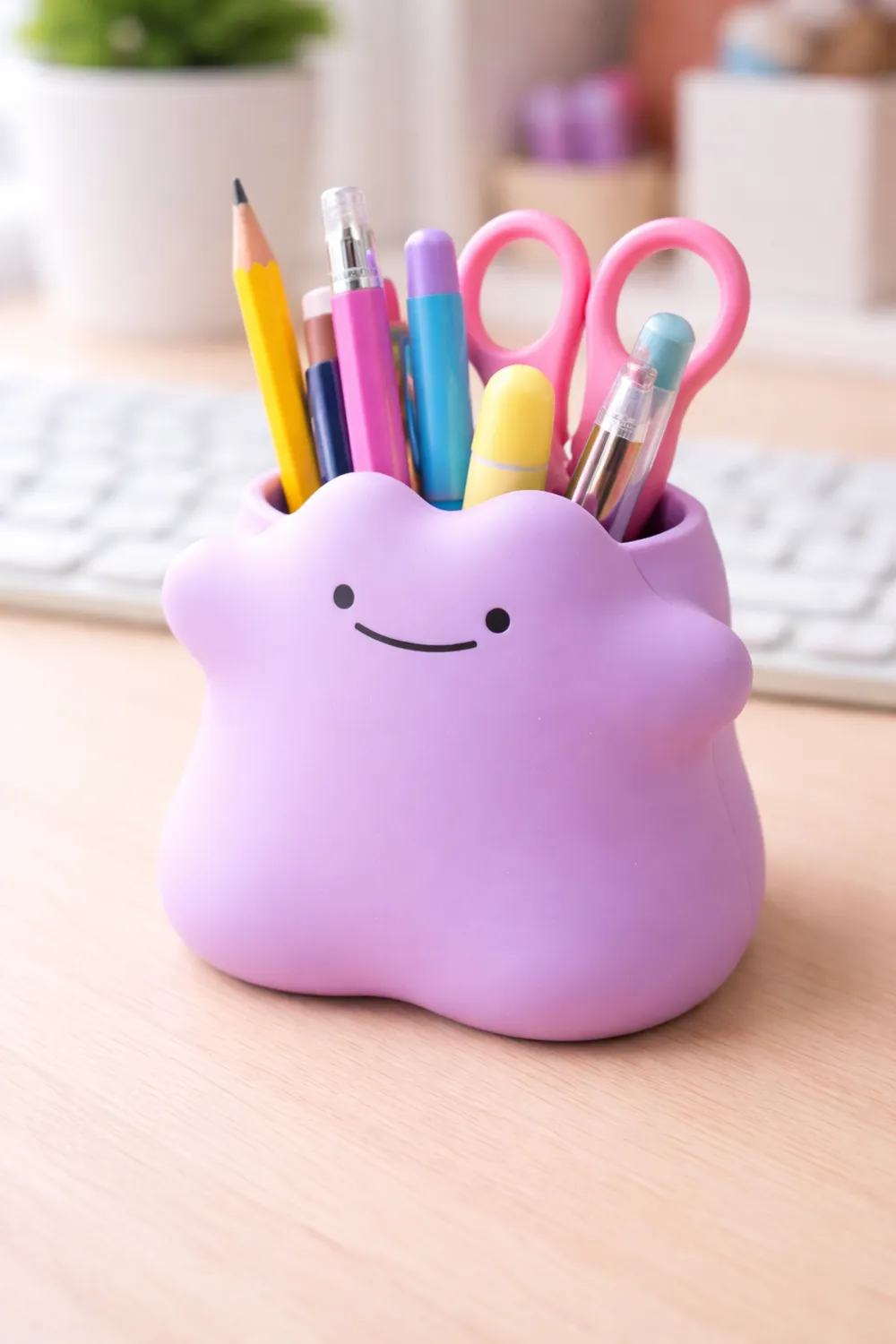 ỐNG CẮM BÚT DITTO SIÊU CƯNG - BIẾN BÀN LÀM VIỆC THÀNH GÓC KAWAII!